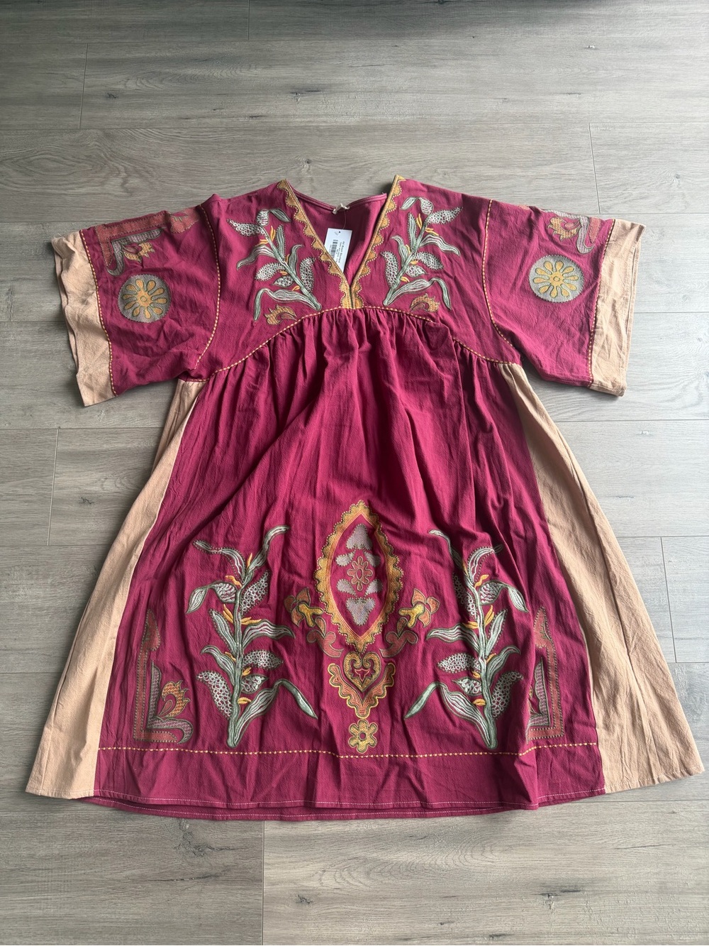 NWT Sunday Up Terry MIDI dress - large